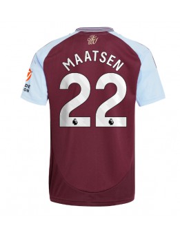 Aston Villa Ian Maatsen #22 Domaci Dres 2024-25 Kratak Rukavima